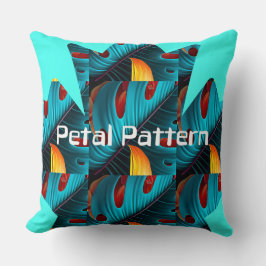 groen palmbladpatroon kussen