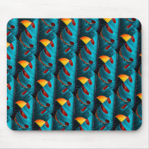 groen palmbladpatroon