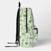 Groen palmstructuurpatroon bedrukte rugzak (Links)