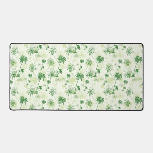 Groen palmstructuurpatroon bureaumat (Voorkant)