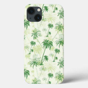 Groen palmstructuurpatroon Case-Mate iPhone case