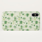 Groen palmstructuurpatroon Case-Mate iPhone case (Achterkant (horizontaal))