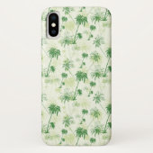 Groen palmstructuurpatroon Case-Mate iPhone case (Achterkant)