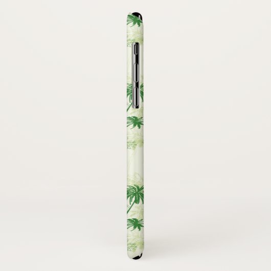 Groen palmstructuurpatroon Case-Mate iPhone case (Achterkant/links)