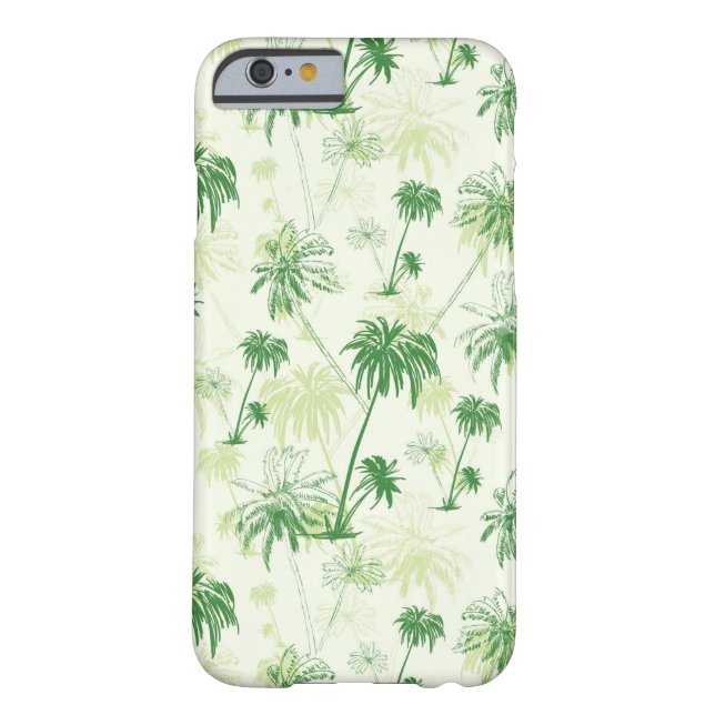 Groen palmstructuurpatroon Case-Mate iPhone case (Achterkant)