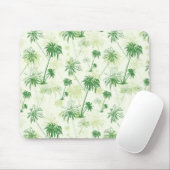 Groen palmstructuurpatroon muismat (Met muis)