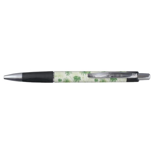 Groen palmstructuurpatroon pen (Achterkant)