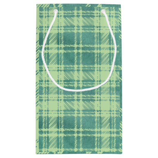 Groen papier voor cadeau klein cadeauzakje (Achterkant)