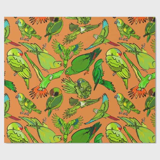 Groen papier voor het ompakken van delen (Vlak)