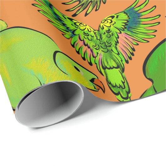 Groen papier voor het ompakken van delen (Rol Hoek)