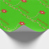 Groen papier voor het oppakken van groeten van Flo (Hoek)