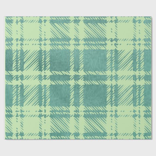 Groen papier voor het verpakken van cadeautjes (Vlak)