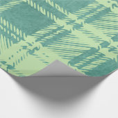 Groen papier voor het verpakken van cadeautjes (Hoek)