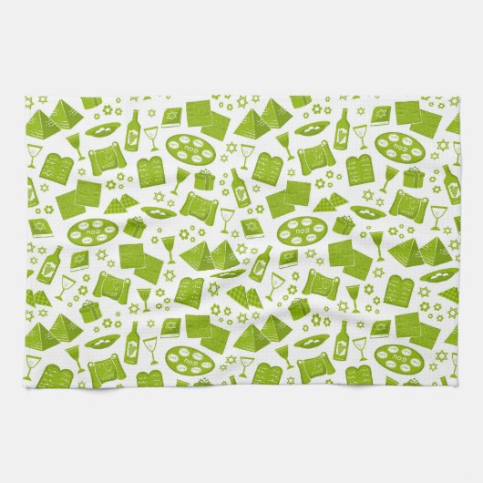 Groen Pascha Theedoek (Horizontaal)