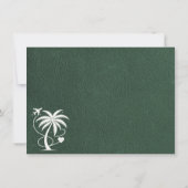 Groen paspoort Mexico Bedankkaart (Achterkant)