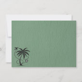 Groen paspoort Mexico Bedankkaart (Achterkant)