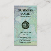 groen paspoort visitekaartje (Achterkant)