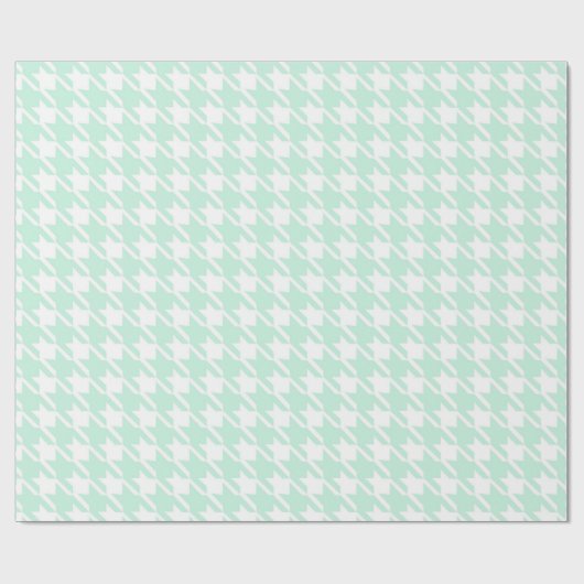 Groen pasteisteudepatroontroonmodern cadeaupapier (Vlak)