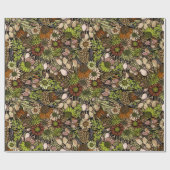 Groen pasteitsenpapier voor bloemenhokken cadeaupapier (Vlak)