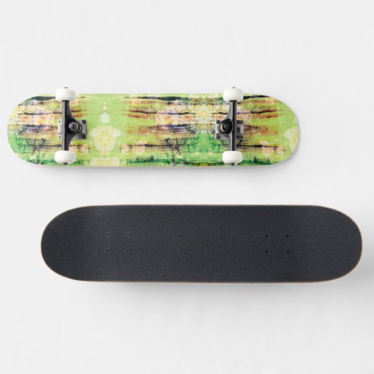 Groen patchstripe skateboard (Horizontaal)