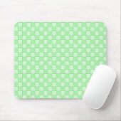 Groen patchworkpatroon muismat (Met muis)