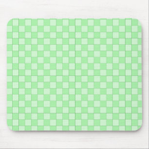 Groen patchworkpatroon muismat