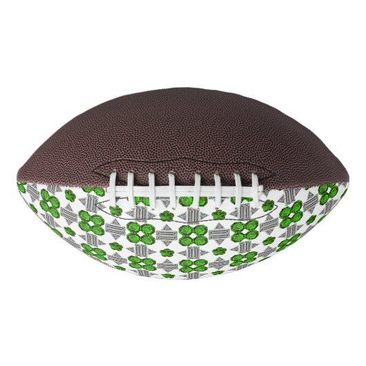 Groen patroon american football (Voorkant)