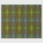 Groen Patroon  Cadeaupapier (Vlak)