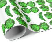 Groen patroon cadeaupapier (Rol Hoek)