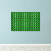 Groen patroon canvas afdruk (Insitu (Houten vloer))