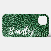 Groen patroon Case-Mate iPhone case (Achterkant (horizontaal))