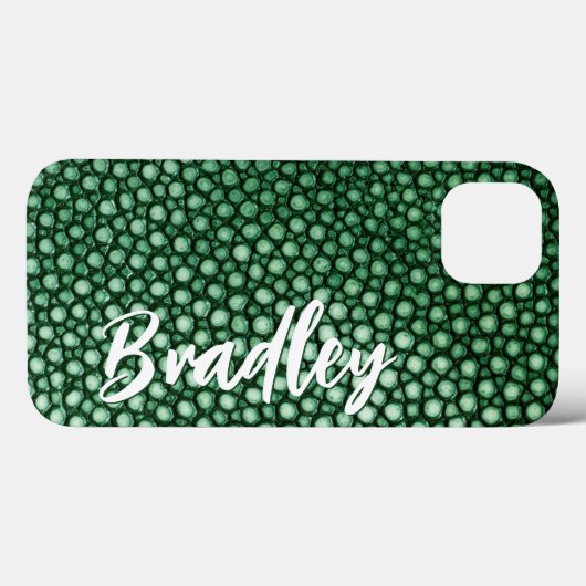 Groen patroon Case-Mate iPhone case (Achterkant (horizontaal))