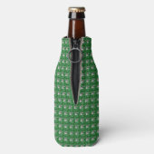 Groen patroon flesjeskoeler (Fles Achterkant)