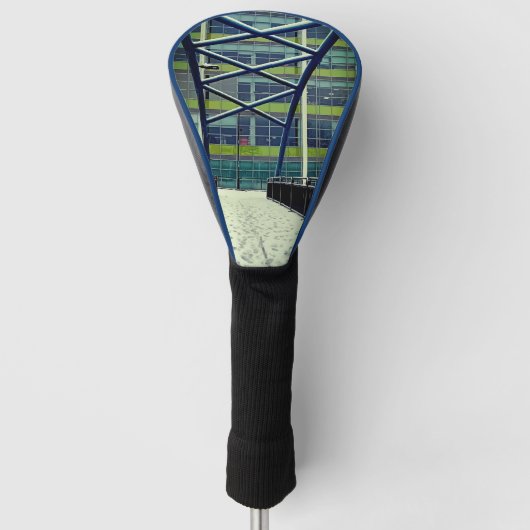 Groen patroon golfheadcover (Voorkant)