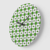 Groen patroon grote klok (Hoek)