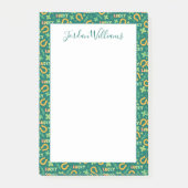 Groen patroon Iers LUCKY Post-it® Notes (Voorkant)