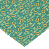 Groen patroon Iers LUCKY Tafelkleed (Gekanteld)