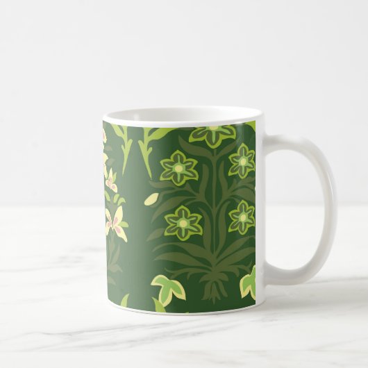 groen patroon koffiemok (Rechts)