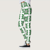 Groen patroon leggings (Links)