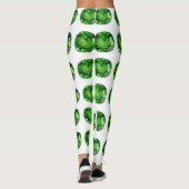 Groen patroon leggings (Achterkant)