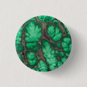 Groen Patroon Malachiet Ronde Button 3,2 Cm