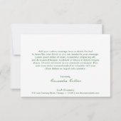 Groen Patroon Modern Bedankkaart (Achterkant)