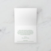 Groen Patroon Modern Bedankkaart (Binnen)