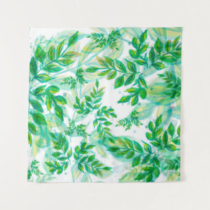 Groen patroon natuur plant wandkleed