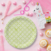 Groen Patroon Papieren Bordje (Feest)