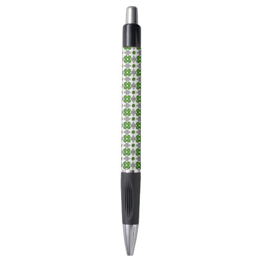 Groen patroon pen (Voorkant Verticaal)
