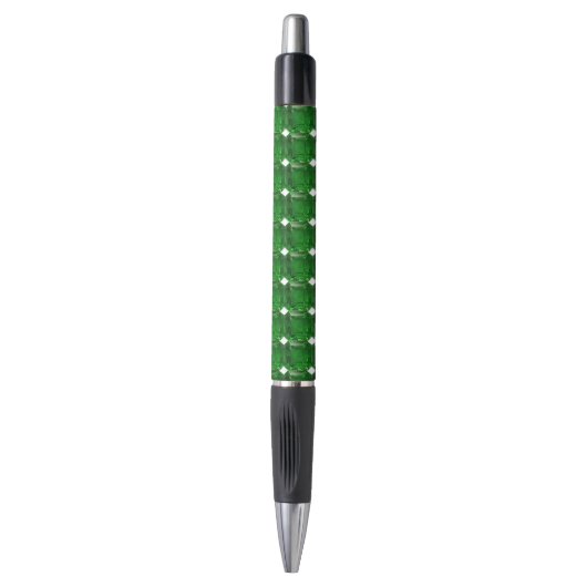 Groen patroon pen (Voorkant Verticaal)