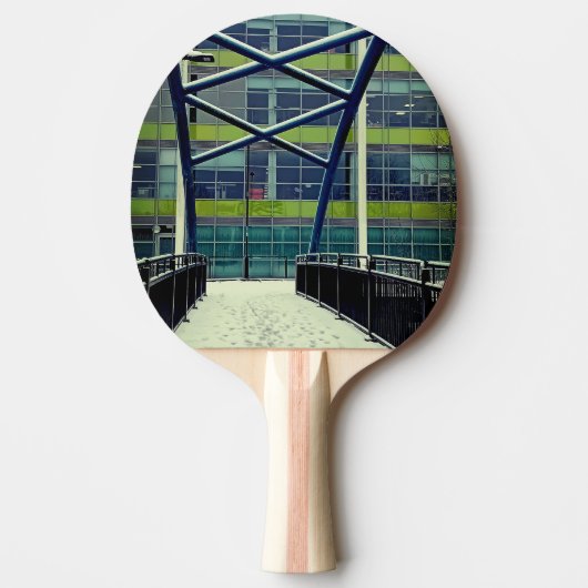 Groen patroon tafeltennisbatje (Voorkant)