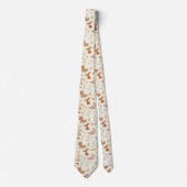 Groen patroon van bossen stropdas (Voorkant)