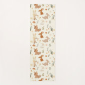 Groen patroon van bossen yogamat (Voorkant)